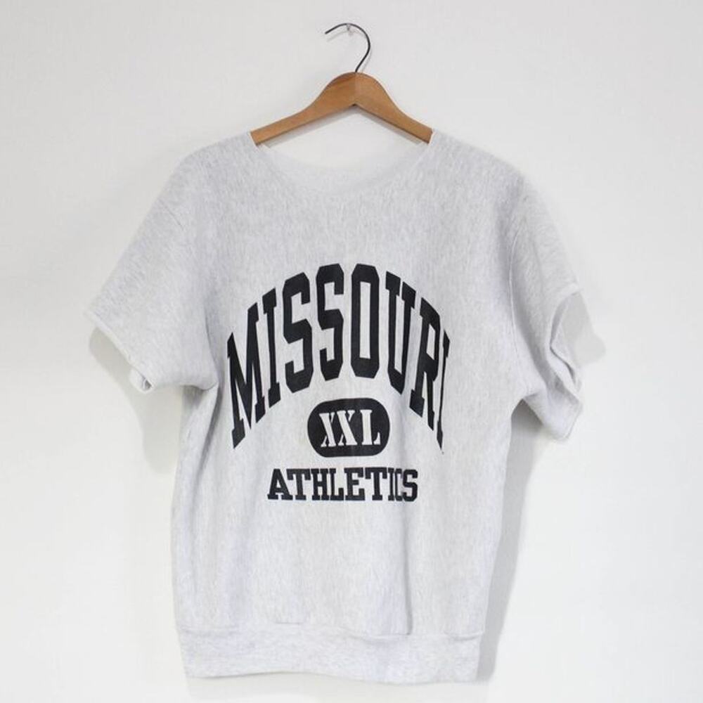 Vintage 90s Missouri Tigers Gray Sweatshirt Men’s Medium Mizzou NCAA